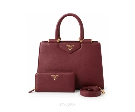 Prada Combo Maroon Color Shoulder Bags - Prada First Copy Bags