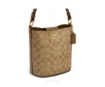 Coach Signature Bucket Bag Beige - Coach First Copy Bags