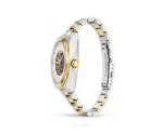 Citizen Open Heart White Dial Double Tone Chain Automatic Skeleton - Citizen First Copy Watches