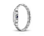 Cartier Santos Silver White 35mm Metal Strap Automatic - Cartier First Copy Watches