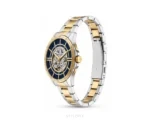 Armani Exchange Open Heart Black Gold Dial Skeleton Automatic - Armani Exchange First Copy Watches