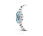 Armani Exchange Open Heart Sky Blue Skeleton Automatic - Armani Exchange First Copy Watches