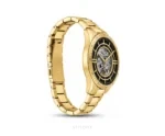 Armani Exchange Open Heart Gold Chain Skeleton Automatic - Armani Exchange First Copy Watches