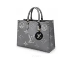Louis Vuitton OnTheGo MM Medium Gray Shoulder Tote Bag With Dust Cover - LV First Copy Bag