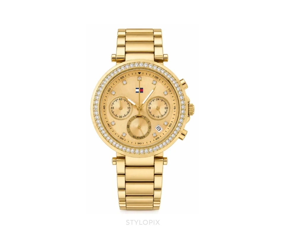 Tommy Hilfiger Gold Strap Round Dial TH1782703 Quartz -Tommy Hilfiger First Copy Watches