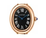 Cartier Black Dial Quartz - Cartier First Copy Watches