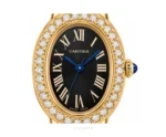 Cartier Gold Diamond With Bracelet Gold Strap Quartz - Cartier First Copy Watches