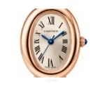 Cartier Rose Gold With Light Dial Metal Strap Quartz - Cartier First Copy Watches