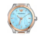 Emporio Armani Blue Dial Double Tone Quartz - Emporio Armani First Copy Watches