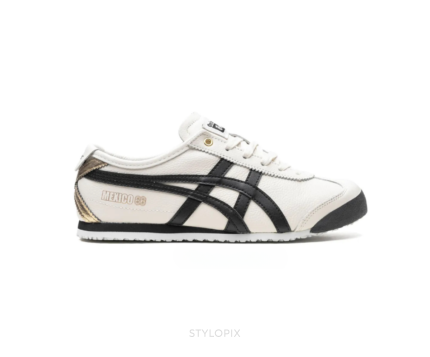 Onitsuka tiger Mexico 66 Cream Black Gold - Onitsuka Tiger First Copy Shoes