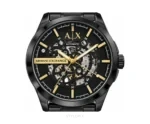 Armani Exchange Full Black Metal Strap Automatic - Armani Exchange First Copy Watches