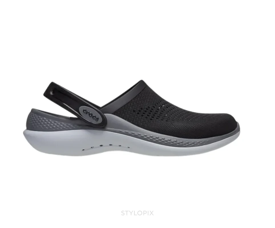 Crocs Literide 360 Black Grey - First Copy Crocs