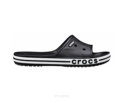 Crocs Black White Flip - first copy flip flops