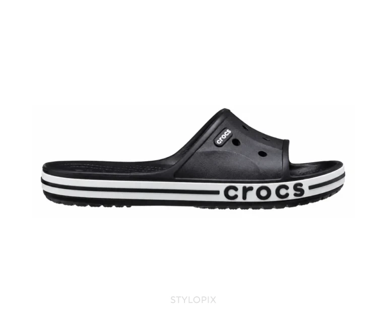 Crocs Black White Flip - first copy flip flops