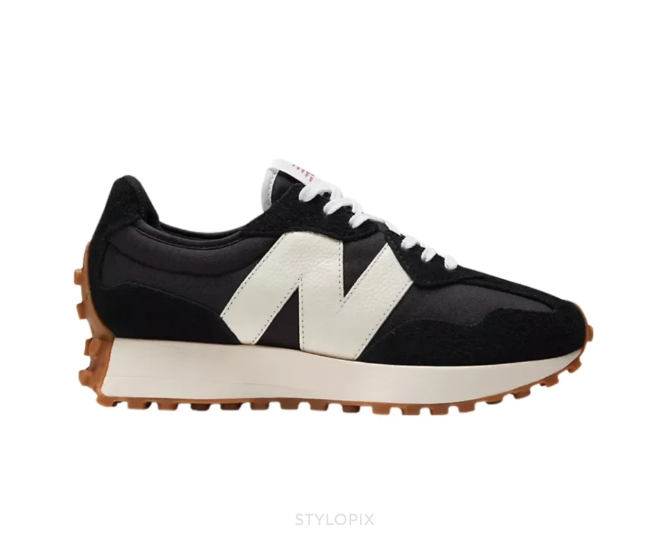 New Balance 327 Black White - New Balance First Copy Shoes