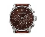 Audemars Piguet With Choronograph Brown Leather Strap Automatic - Audemars Piguet First Copy Watches