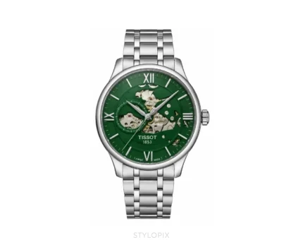 Tissot Open Heart Green Dial Automatic Skeleton - Tissot First Copy Watches