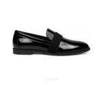 Armani Mocaasin Patent Party Wear - First Copy Formal Shoes