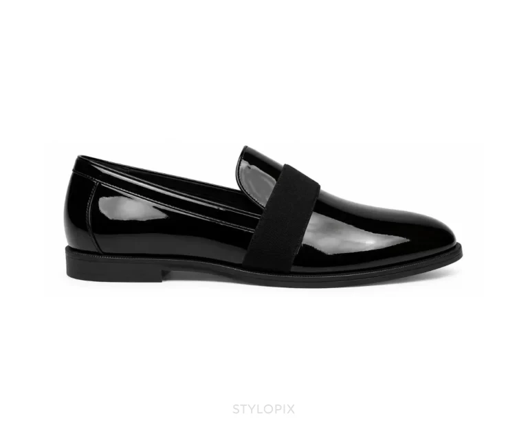 Armani Mocaasin Patent Party Wear - First Copy Formal Shoes