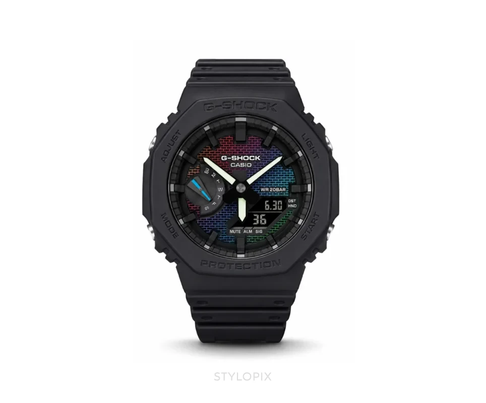 Casio G-Shock GA-2100RW-1A Rainbow Series Quartz - G Shock First Copy Watches