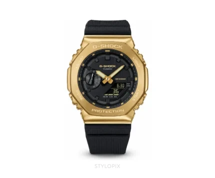 Casio G-Shock GM-2100G-1A9 Gold Black Quartz - G Shock First Copy Watches