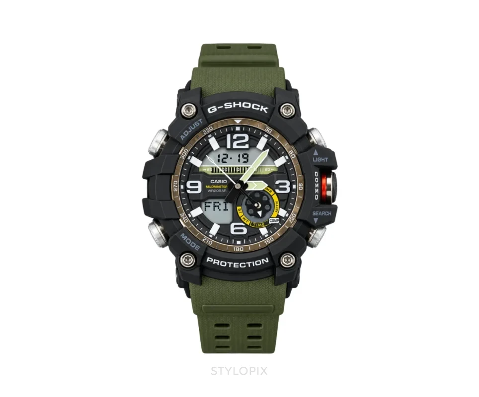 Casio G-Shock GG-1000-1A3 Mud Master Olive Green Quartz - G Shock First Copy Watches