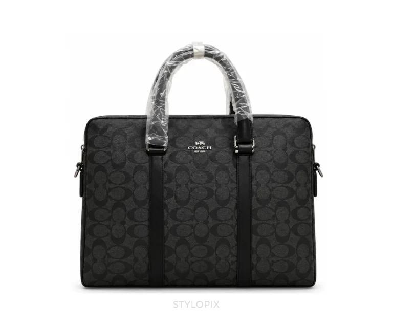 Coach Graham Slim Brief Signature Design - First Copy Laptop Bag