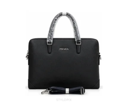 Prada Laptop Bag with Dust Cover Business Bags - First Copy Laptop Bag