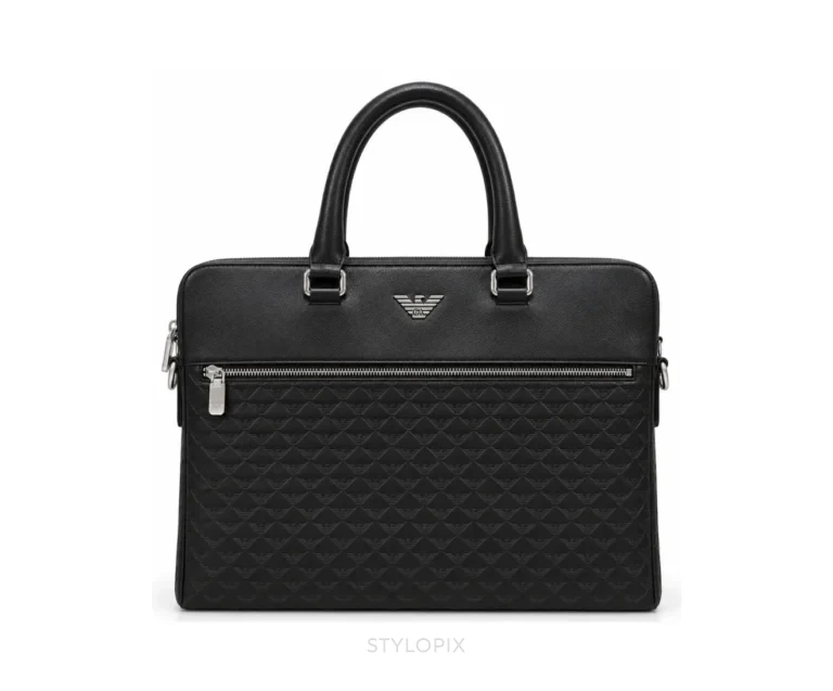 Armani Laptop Bag with Dust Cover Black Business Bags - First Copy Laptop Bag