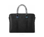 Louis Vuitton Laptop Bag with Dust Cover Black Business Bags - First Copy Laptop Bag