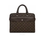 Louis Vuitton Laptop Bag with Dust Cover Brown Business Bags - First Copy Laptop Bag