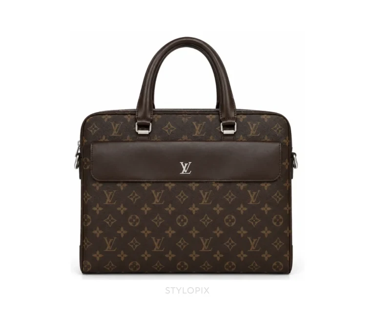 Louis Vuitton Laptop Bag with Dust Cover Brown Business Bags - First Copy Laptop Bag