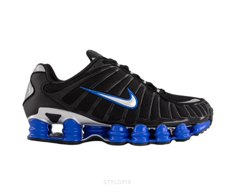 Nike Shox TL Trainer Metallic Black Silver Blue - Nike First Copy Shoes