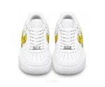 Nike Air Force One Yellow Tick With White Customized Unisex - Nike First Copy Shoes