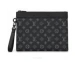 Louis Vuitton PO-1 Pochette To Go With Original Box, Black Dust Cover & Carry Bag Pochette - First Copy Pouch Bag