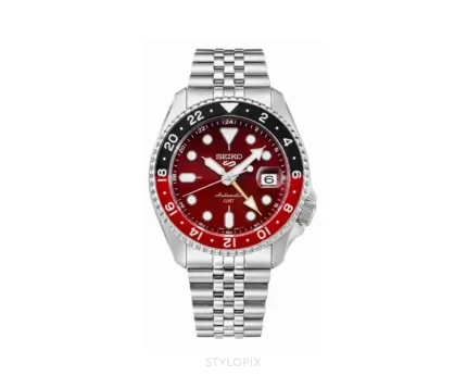 Seiko Sports 5 GMT Red Authentic Store Quality Automatic - Seiko First Copy Watches