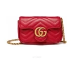 Gucci GG Marmont Super Mini Red - First Copy Sling Bag