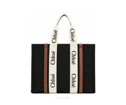 Chloe Woody Tote Bag Black - First Copy Tote Bag