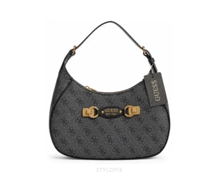 Guess Signature Hobo Black Grey - First Copy Handbags