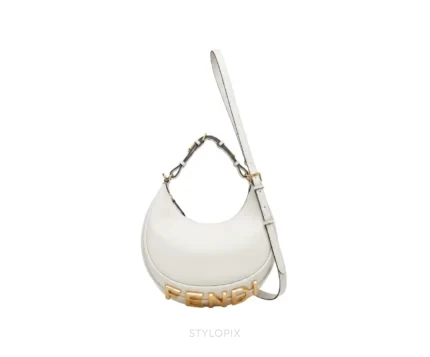 Fendi White Hobo Bag - First Copy Handbags