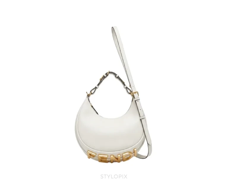 Fendi White Hobo Bag - First Copy Handbags