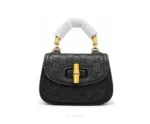 Gucci Bamboo 1947 Black Mini Sling Bag With Original Box - First Copy Sling Bag