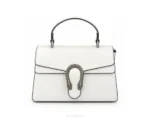 Gucci Dionysus Top Handle Patent Leather White With Original Box Dust Cover High End - First Copy Sling Bag