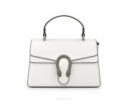Gucci Dionysus Top Handle Patent Leather White With Original Box Dust Cover High End - First Copy Sling Bag