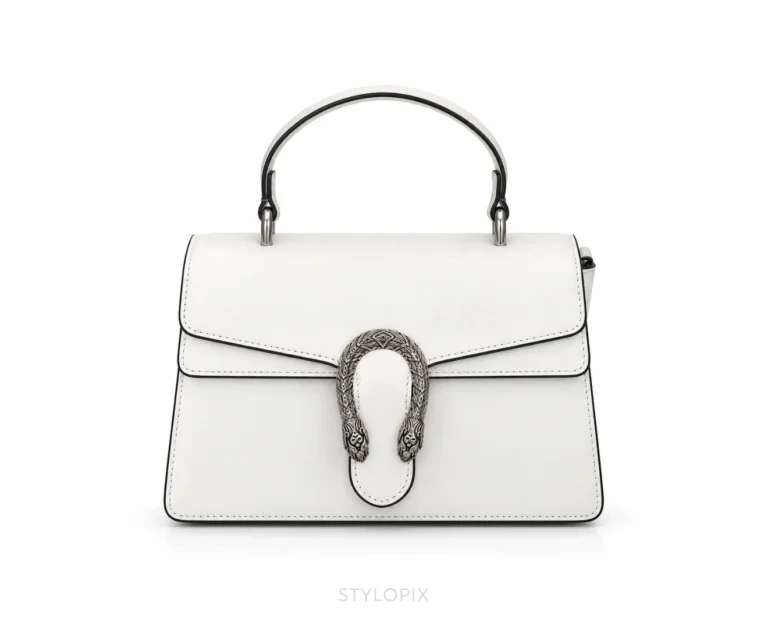 Gucci Dionysus Top Handle Patent Leather White With Original Box Dust Cover High End - First Copy Sling Bag