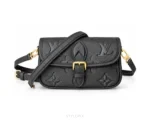 Louis Vuitton Diane Nano All Black with Original Double Box High End - First Copy Sling Bag