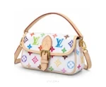 Louis Vuitton Diane Nano White Monogram with Original Double Box High End - First Copy Sling Bag