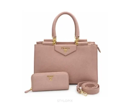 Prada Combo Pink Color Shoulder Bags - Prada First Copy Bags