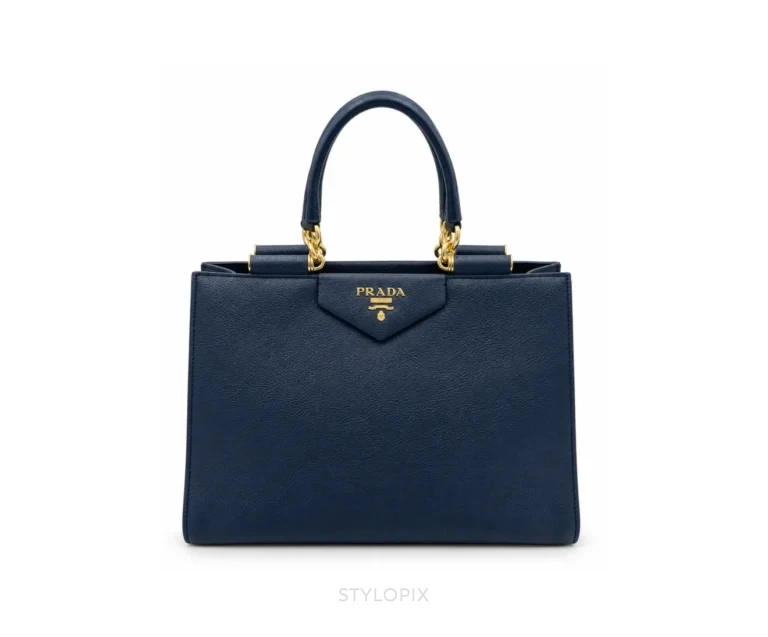 Prada Combo Dark Blue Color Shoulder Bags - Prada First Copy Bags