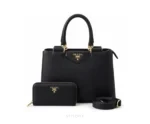 Prada Combo Black Color Shoulder Bags - Prada First Copy Bags